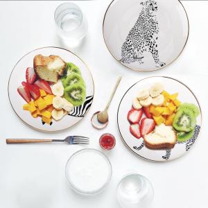  bone china ceramic plate 