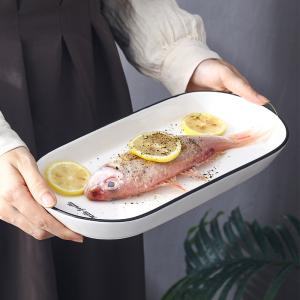 large fish plate